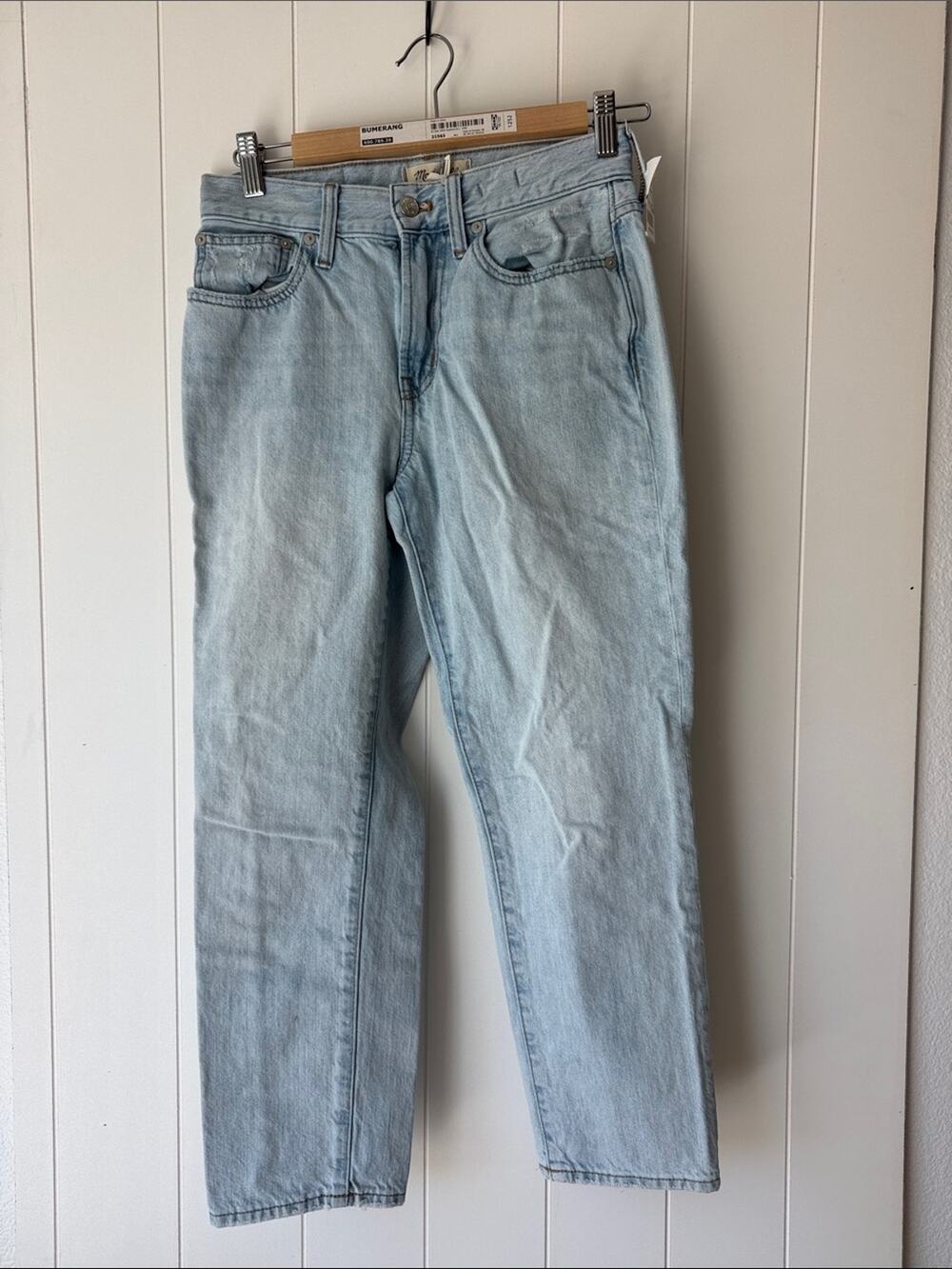Madewell Women’s Straight Leg Jeans Vintage in Light Blue Wash 25P